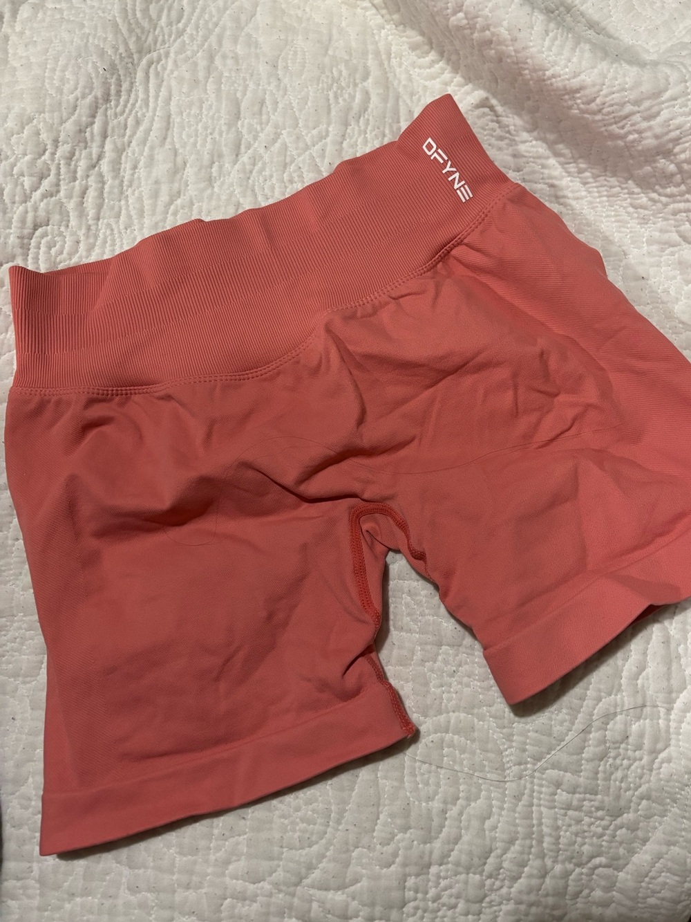 DFYNE impact coral shorts